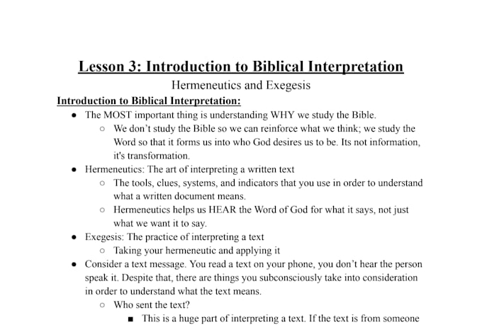 create a custom bible study or small group curriculum